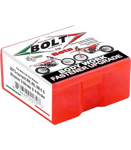 Specbolt 250-Piece Motorcycle Bolt Kit For Beta RR RS Xtrainer - Complete Fastener Set For Off-Road Bikes