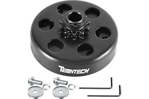 TEANTECH Go Kart Clutch 5/8" Bore 11 Tooth Clutch Sprocket Fit for Go Kart Mini Bike Predator 2.8 HP 97cc Engine (5/8" Bore 11T for #35 Chain)