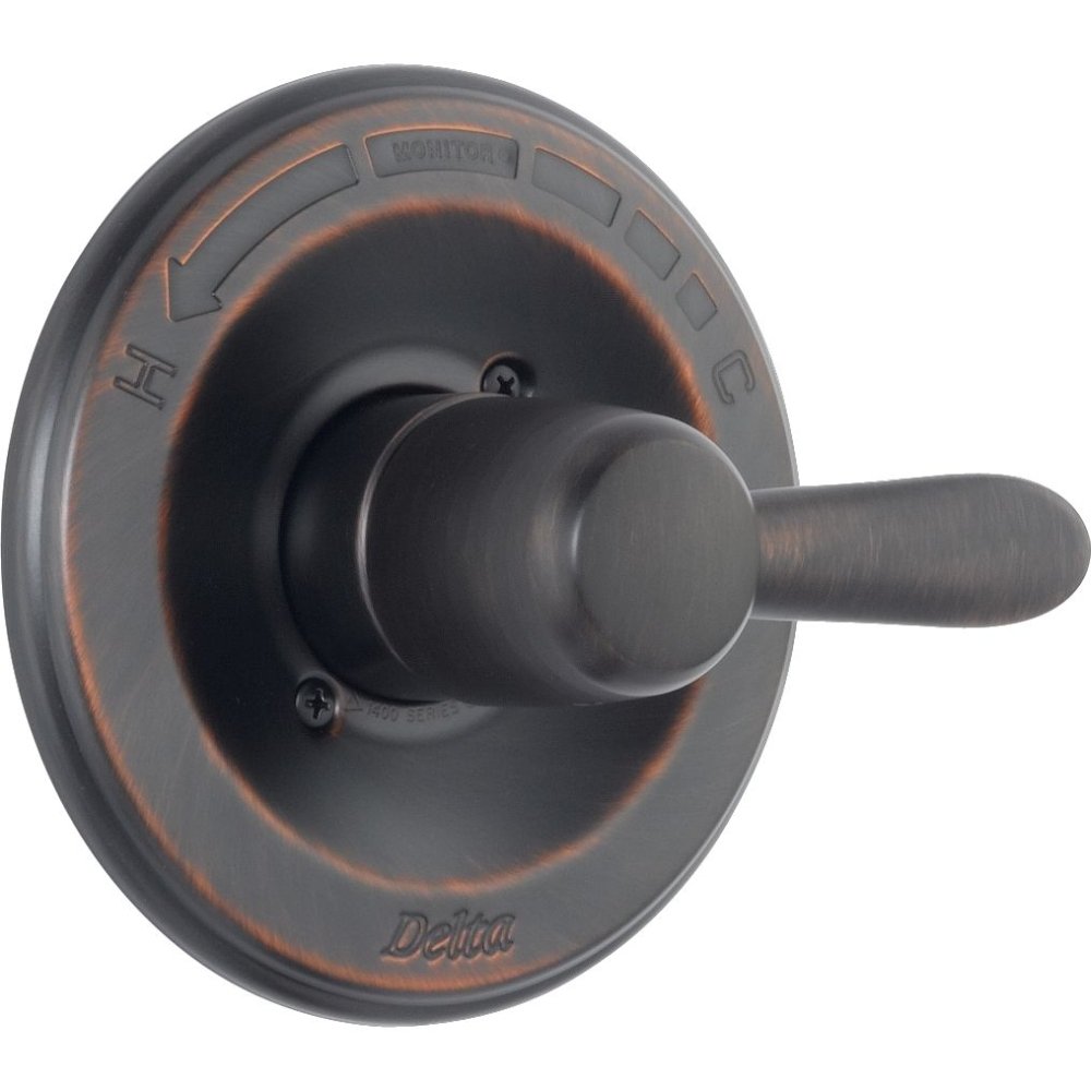 Photo 1 of Delta Faucet T14038-RB Lahara Monitor 14 Series Valve Trim Only, Venetian Bronze, 9.75 x 8.00 x 0.04 inches
