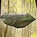 EIALA Camping Hammock, Mosquito Net Outdoor Hammock Travel Bed Lightweight Parachute Fabric Double Hammock for Indoor, Camping, Hiking, Backpacking, Backyard