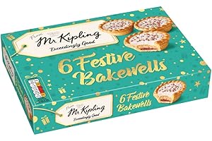 Mr Kipling 6 Festive Bakewells