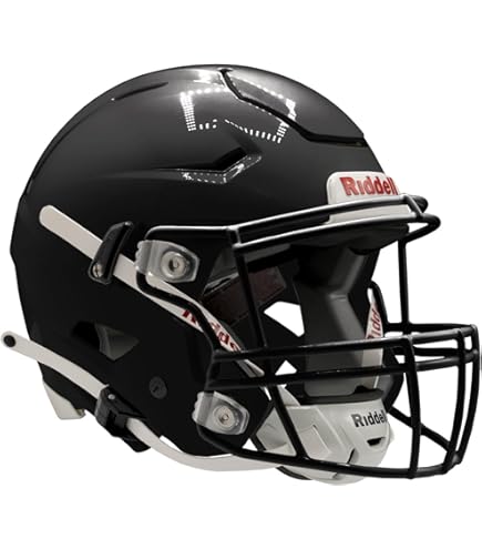 Amazon.com : Riddell SpeedFlex Adult Helmet w/Black SF-2BD