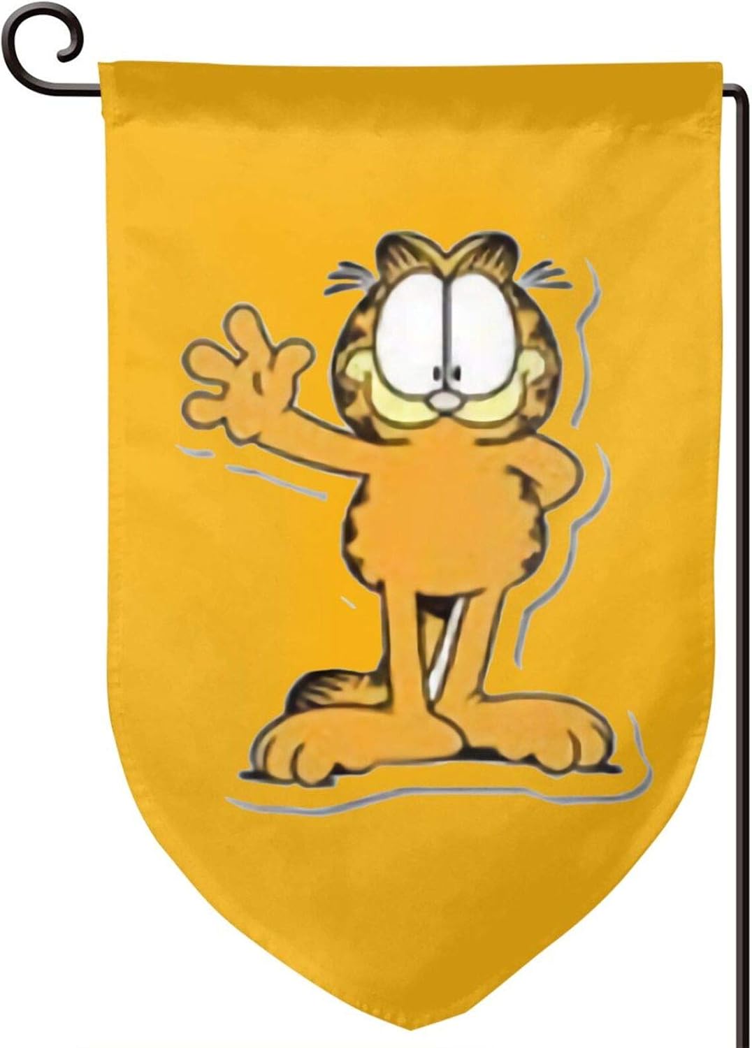 Heyuchuan Garfield Garden Flag 12.5x18 Inch Yard Flag