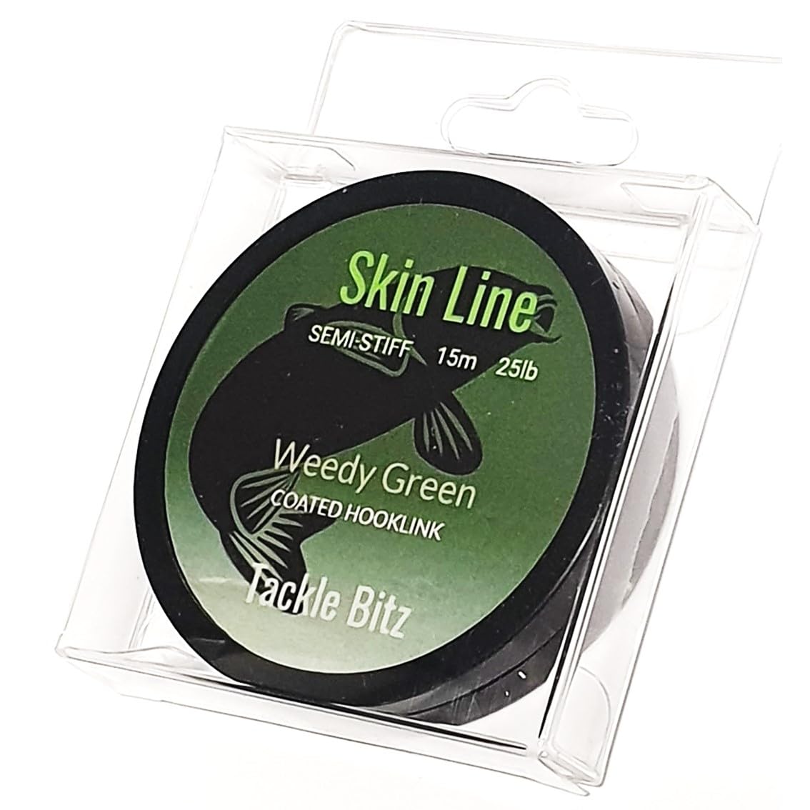 Skin Line Coated Hooklink Braid Weedy green (25 lb)
