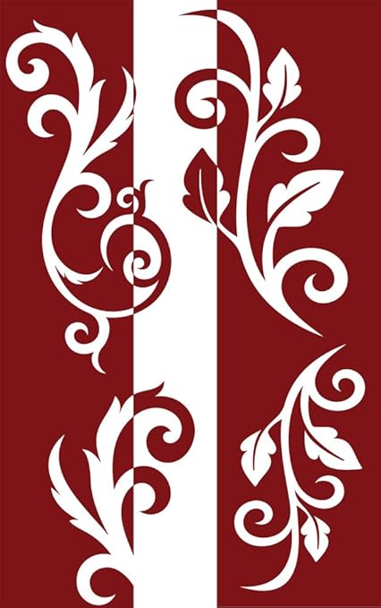 GRAZDesign 750098_40_030 Wandtattoo Banner Ornamente | Aufkleber Wohnzimmertattoo | Wandaufkleber als Wand-Dekoration (64x40c