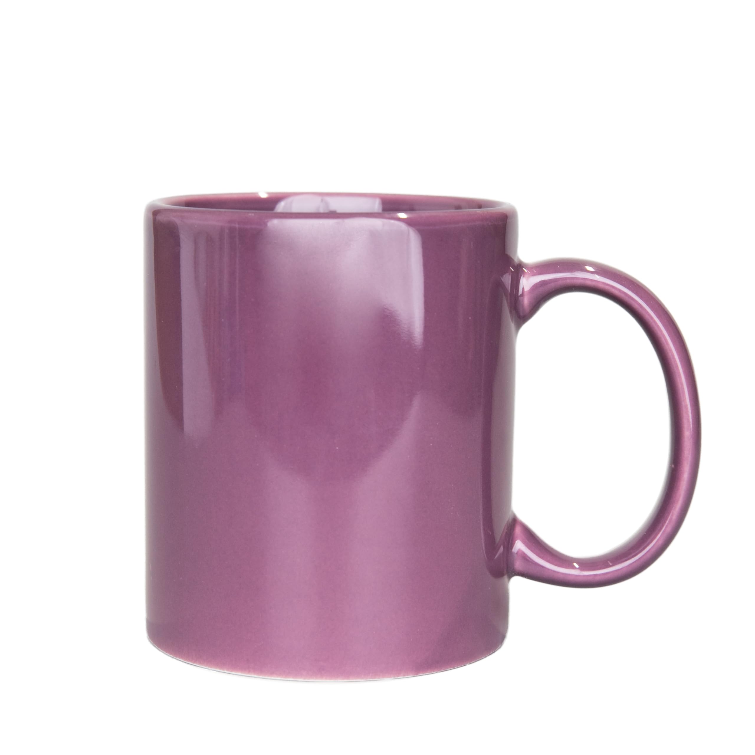 SHATCHI 1Pc Purple Colour Sublimation Mug 11oz - Sublimation Cups Coated Cup Heat Press Printing Tea Coffee Mugs Personalise Gift