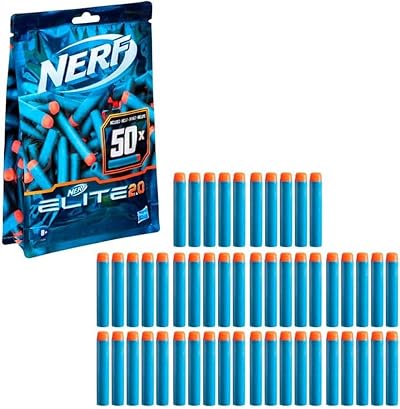 Nerf Elite 2.0 Commander RD6 Blaster 50-Dart Refill Pack 12 Darts
