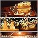 morpilot Solar String Lights, 33ft 200LED Outdoor String Lights, Waterproof Decorative String Lights for Patio, Garden, Gate, Yard, Party, Wedding, Christmas (Warm White)