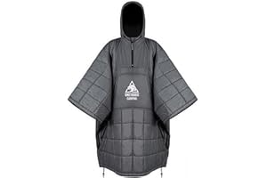 OneTigris Camping Blanket with Recycled 3M Thinsulate Insulation,Wearable Hoodie Blanket | Ultralight Water-Resistant Warm Ca