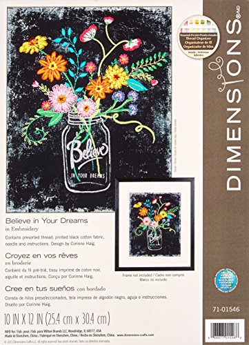 Dimensions Needlecrafts 71-01546 Dimensions Believe In Your Dreams, Embroidery