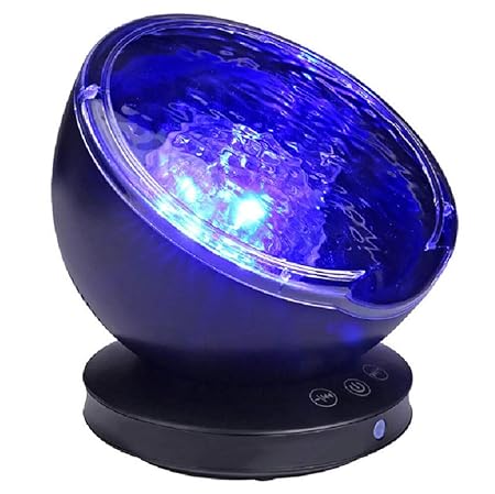JINGBUHUIHUANG Lámpara Proyector Océano Ola LED Luz Noche,45 ...