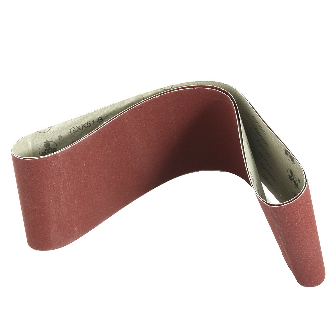 Sourcingmap 4-Inch x 36-Inch Aluminum Oxide Sanding Belt 240 Grits Sandpaper Lapped Joint for Belt Sander 2pcs