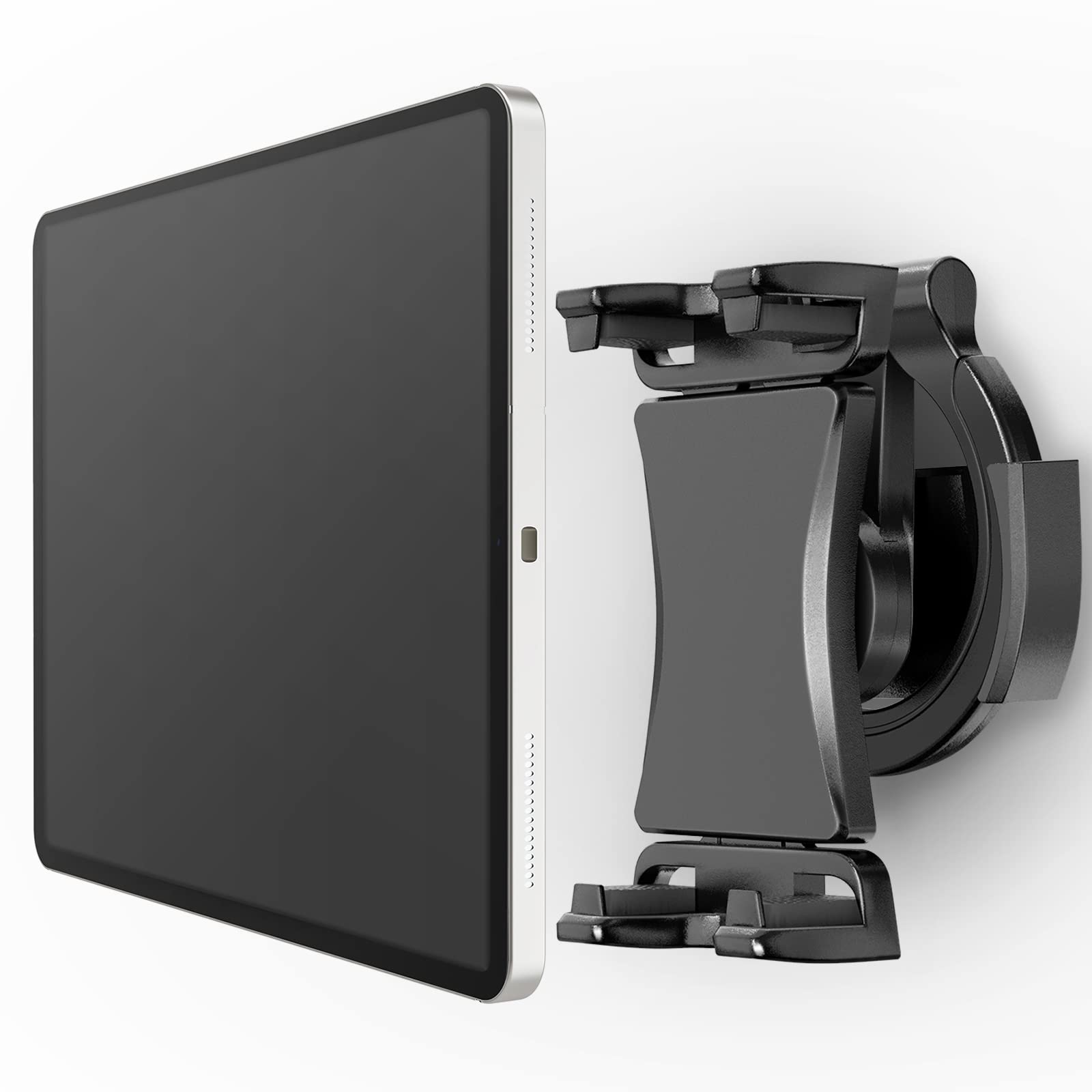 Padwa Lifestyle Tablet Wall Mount - 360° Rotatable Kitchen Wall Mount, Universal iPad Holder Wall for 4.7-13 Inch Tablet iPad Phone, Suitable for Kitchen, Bathroom, Bedroom, Reading Room