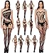 Enimay Women's Sexy Laced Lingerie Fishnet Intimate Bodystocking Crotchless