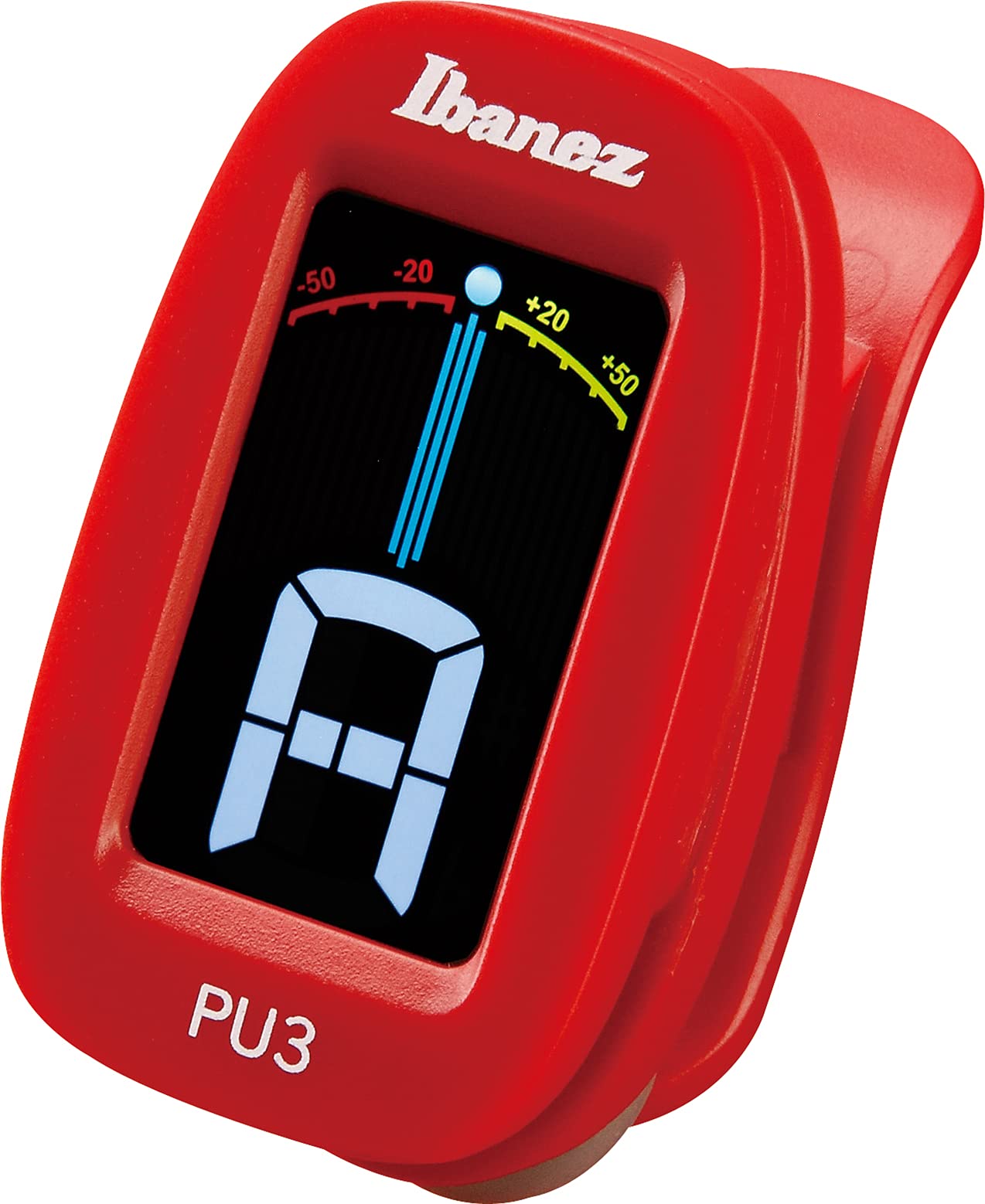 IBANEZ Chromatic/Automatic Clip Tuner - Red (PU3-RD)