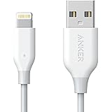 iPhone Charger, Anker PowerLine Lightning Cable (3ft), MFi Certified for iPhone 7 / 7 Plus / 6 / 6 Plus / 5S (White)