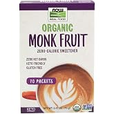 NOW Foods Monk Fruit Organic, 70 Packet