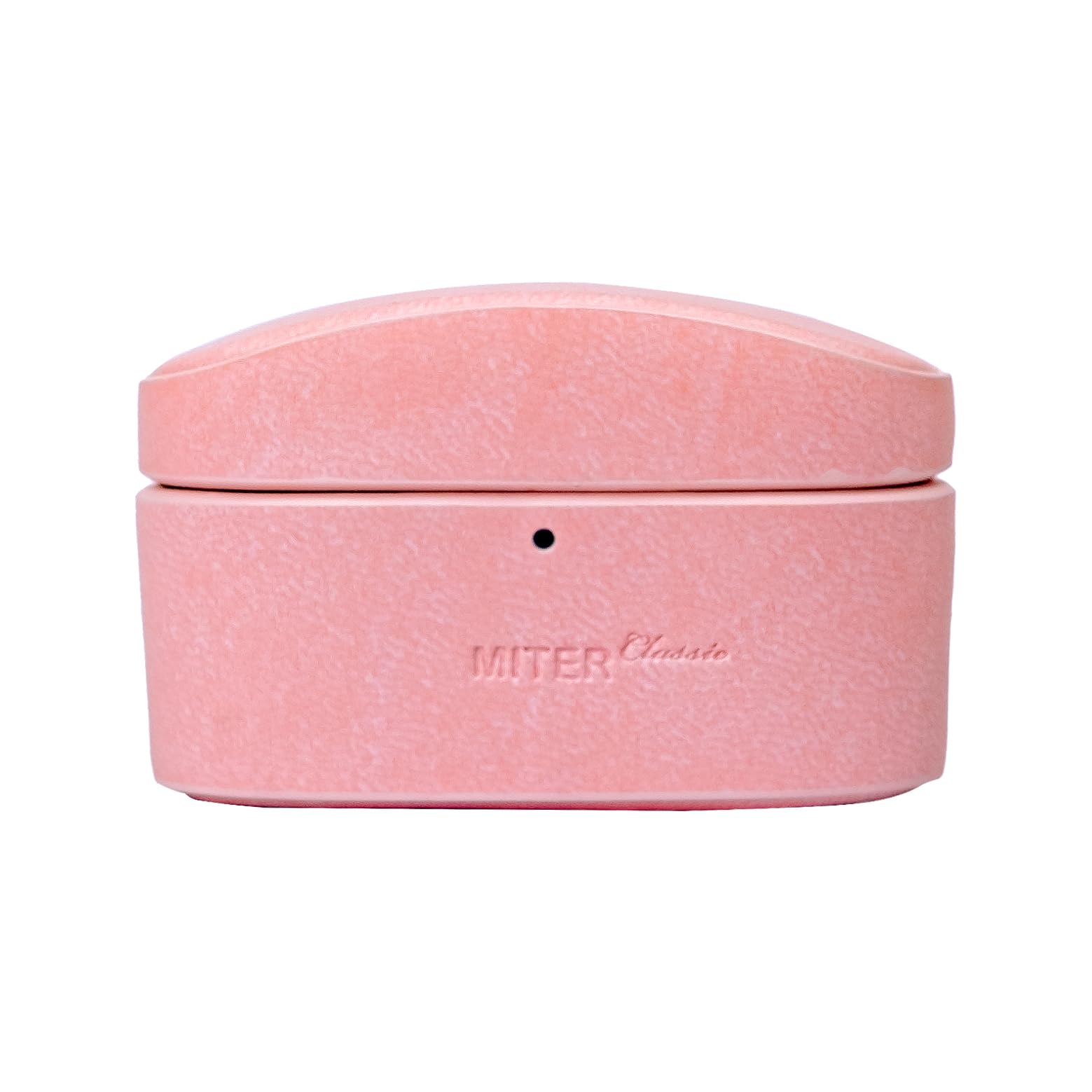 MITER Case for Sony WF-1000XM5 Earphone, Handmade Cover with Italy PU Leather for WF1000XM5 (Pink)