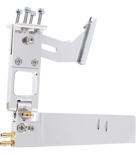 Soporte De Eje Flexible De 4mm Para Barcos RC - Base De Aluminio Ajustable En Altura Y Longitud