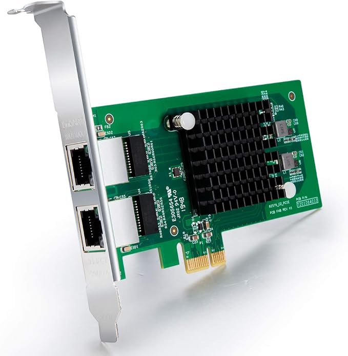 ipolex 1Gb PCIE Network Card Intel E1G42ET 82576 Chip, Gigabit