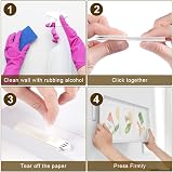 Ainiv 32 Pairs Extra Large Adhesive Picture Hanging Strips 100x20mm Double Side view 5