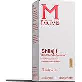 Mdrive Shilajit Capsules for Men | 30 Servings of High Purity PrimaVie Shilajit for Energy Boost & Immune Support, 60 Shilajit Capsules