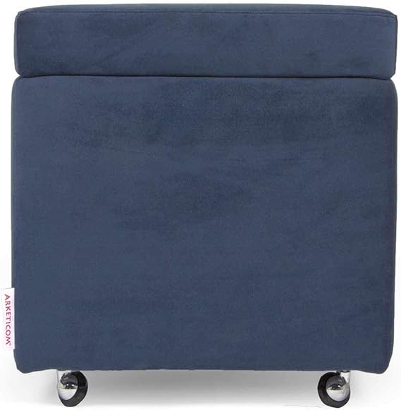 Pandora Swing Pouf Contenitore con Ruote Ecopelle Puff Design 84x42h Giallo Amazon.it