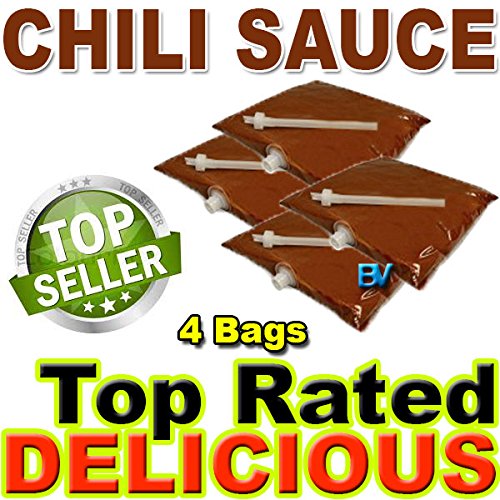 Chili Sauce for dispenser machine (106 oz, 4 bags) Gold Medal El Nacho