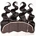 Beauty Forever Wholesale 13x4 Full Lace Frontal Malaysian Body Wave Hair Free Part Closure 100% Human Virgin Hair (16 inch)