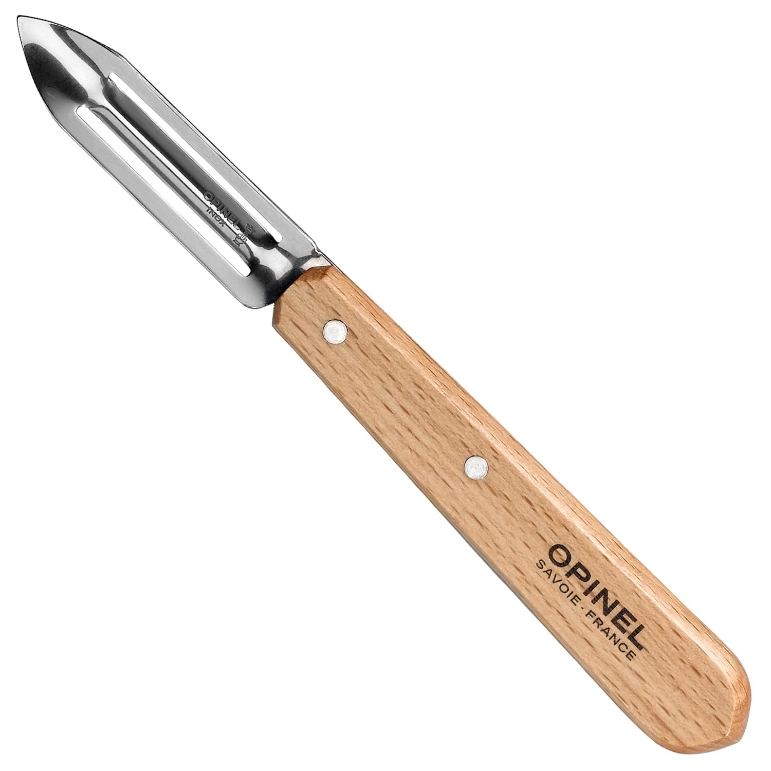 Opinel Kitchen Knife Stainless Steel No.115 Peeler (Beech), 10UK254172UK10