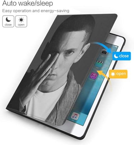 Wehoiweh Emine-M - Carcasa antiarañazos fina y ligera con soporte ajustable, función de reposo/activación automática, protección trasera para iPad Air3 10.5 iPad Air3 10.5 talla única