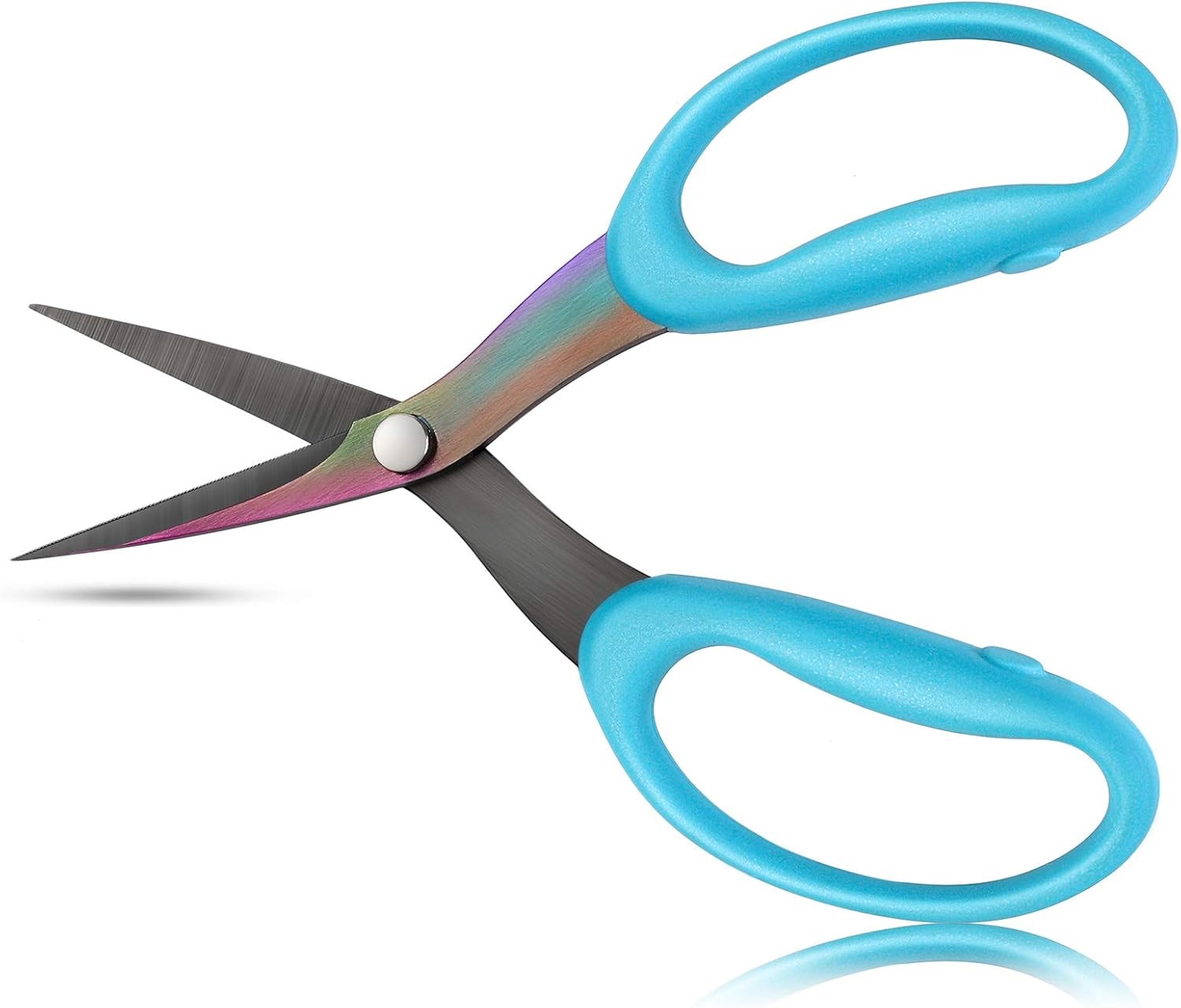 Fabric Scissors Sewing Scissors, 6Inch Serrated Applique Scissors, Perfect Scissors for