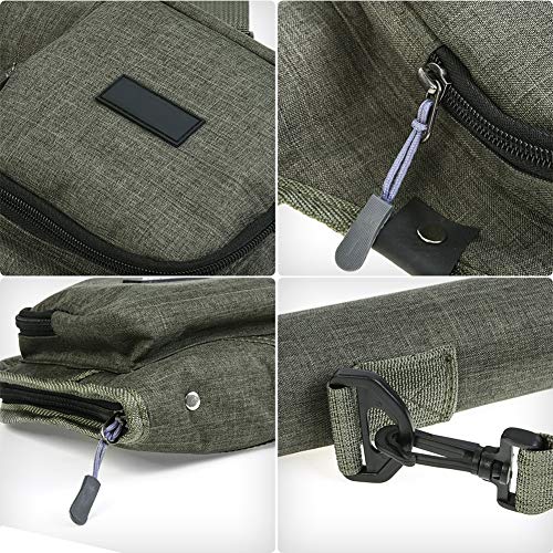 Fishchun Sac De Canne à Pêche En Toile, Caisses De Tubes De Rangement Pour Moulinet à Canne Portable, Sac De Pêche à La…