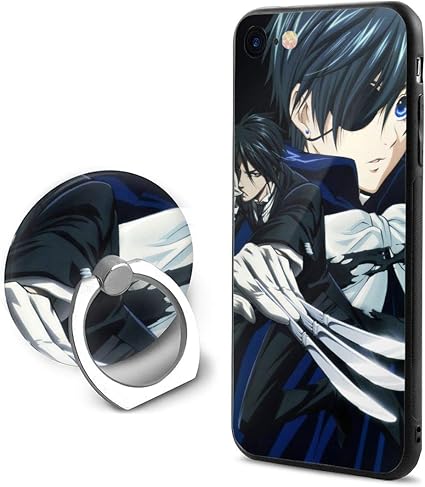Amazon Com Black Butler Ciel And Sebastian Cute Anime Style Case