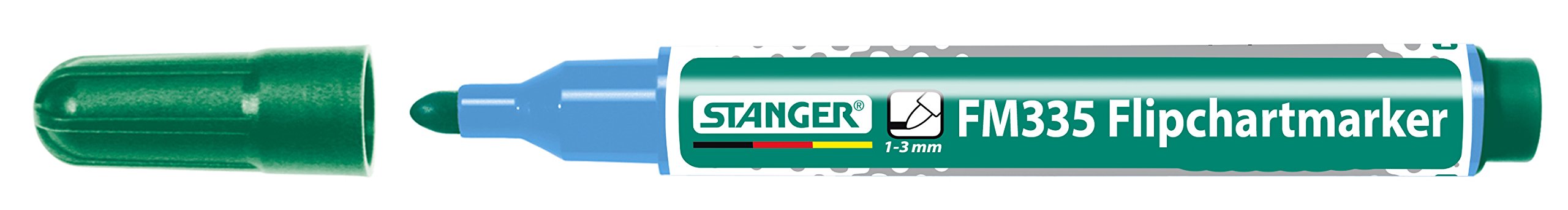 Stanger 713003 Flipchart Marker 335 Bullet Green