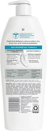 Curel Itch Defense Calming Body Lotion for Dry Itchy Skin 13 oz view 9
