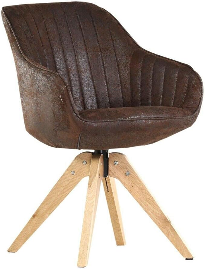 Gutmann Limited Stuhl Chill 60696/3028 Braun Drehbar Eiche Massiv