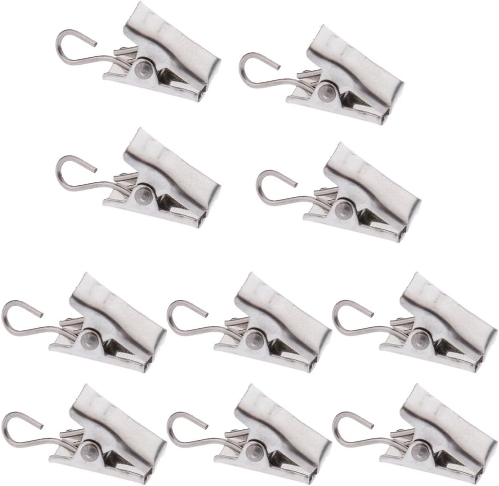 Buy Losa 10Pcs Shower Curtain Clips with Hook Gliding Hanger Hook Clips