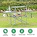 Giantex Aluminum Folding Grill Table, with Hooks and Storage Lower Shelf,Easy to Carry with Carrying Bag, Great for BBQ, Picnics, RVing and Backyardsthumb 3