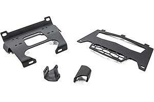SuperATV Winch Mounting Plate for 2014-2018 Polaris RZR XP 1000 / XP 4 1000 | Polaris Winch Mount Compatible with Many OEM and Aftermarket Winches | No Drilling Required!