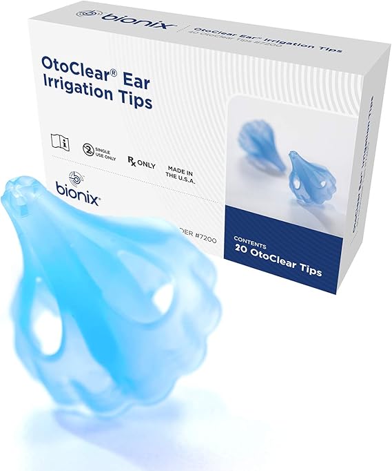 Bionix 7200 OtoClear Ear Wash Irrigation Tips, For Manual and Auto