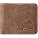 FlyHawk RFID Blocking Genuine Leather Wallets for Men Biford Mini&Slim Size Wallet