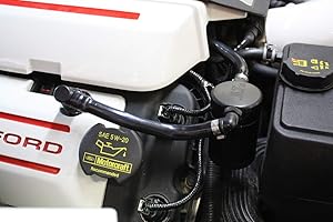 JLT Performance Oil Separator 3.0 Black 11-17 Mustang GT 11-14 F150 5.0 Passenger side