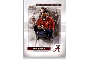 TOPPS 2023 Bowman University Alabama Football #31 Nick Saban Alabama Crimson Tide Official NCAA Football Card in Raw (NM or Better) Condition