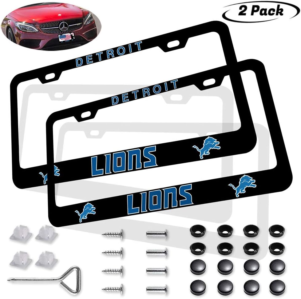 fit 49ers123 2PCS Fit San Francisco 49ers Team Tag License Plate Frame