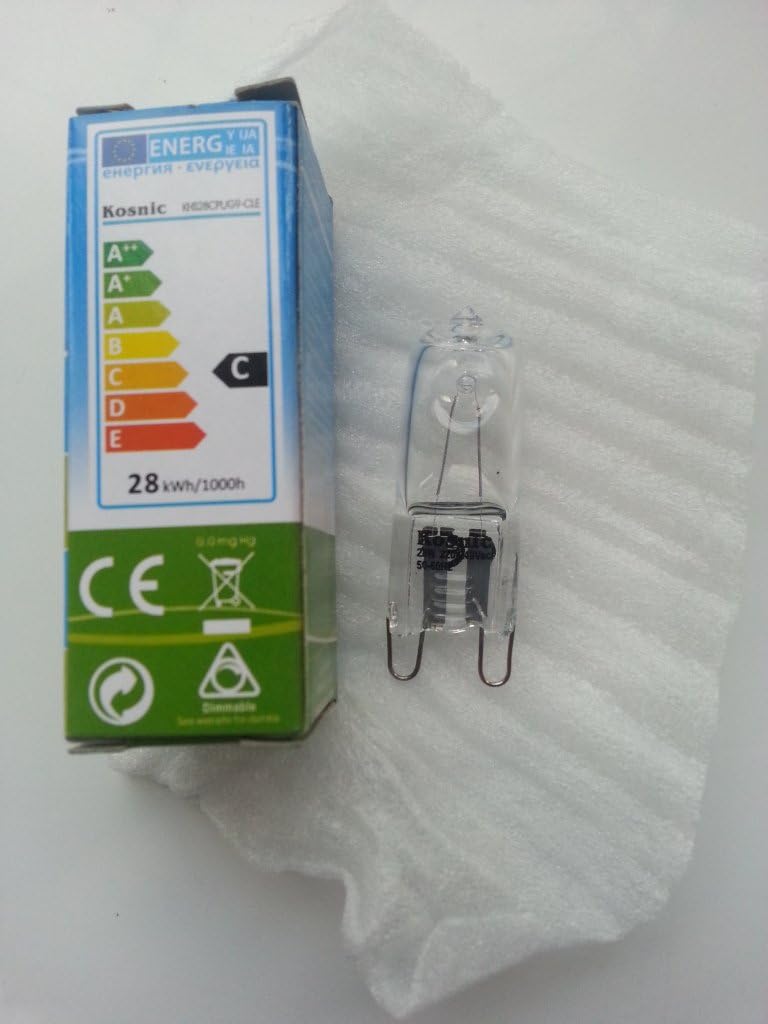 15 x Kosnic G9 28W=40W Dimmable 370 Lumen C Rated Halogen Bulbs, Warm White - Image 4