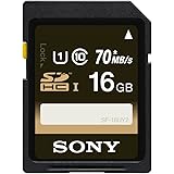 Sony 16GB Class 10 UHS-1 SDHC up to 70MB/s Memory Card (SF16UY2/TQ)[NEWEST VERSION]