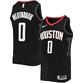 Outerstuff Russell Westbrook Houston Rockets #0 Youth 8-20 Black Statement Edition Swingman Jersey