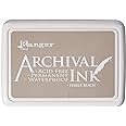Ranger Archival Inkpad - Tampone Inchiostro Aquamarine - Permanente, Senza Acidi, Per Scrapbooking E Arti Creative - 4