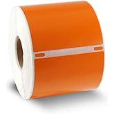BETCKEY - Compatible DYMO 30256 (2-5/16" x 4") Replacement Shipping Labels - Compatible with Rollo, DYMO Labelwriter 450, 4XL & Zebra Desktop Printers[300 Labels, Orage]